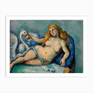 Leda And The Swan, Paul Cézanne Art Print