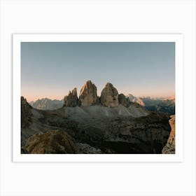 Tre Cime Art Print Art Print