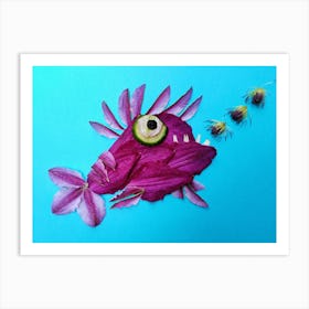 Grumpy Fish 1 Art Print