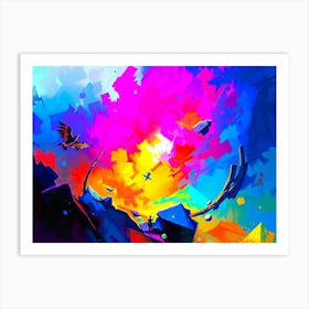 Abstract Painting 21 Art Print