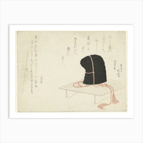 A Comparison Of Genroku Poems And Shells, Katsushika Hokusai 40 Art Print