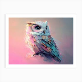 Owl Abstract Art Print