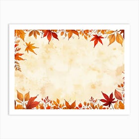 Default A Richly Textured Autumn Vector Background Each Elemen 1 (1) Art Print