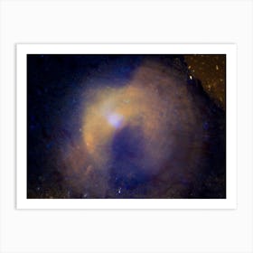 Nebula Abstract Colorful Background 1 Art Print