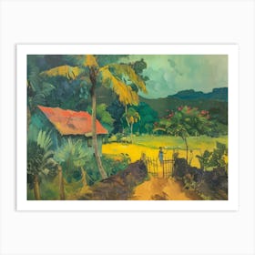 Contemporary Artwork Inspired By Paul Gauguin 2 Art Print