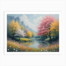 Blossoms In The Spring Art Print