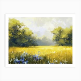 Meadow Painting Art Print