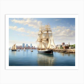 Boston Harbor 1 Art Print