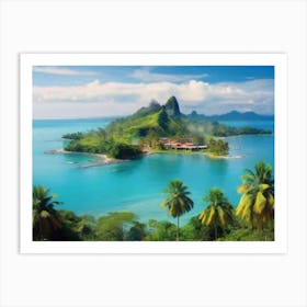 Tropical Island 6 Art Print