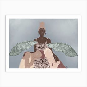 Three women nr 3 Art Print