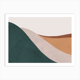 Rolling Hills Abstract Art Print