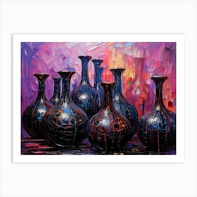 Traditional Urns - AfriDesigns Art Print