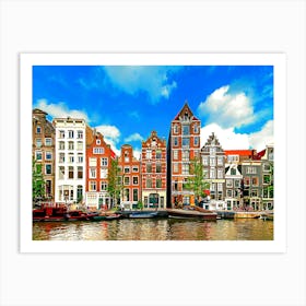 Herengracht Canal, Amsterdam, Netherlands Art Print