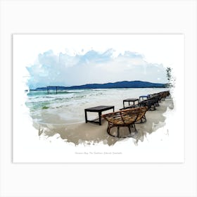 Saracen Bay, The Southern Islands, Cambodia Art Print