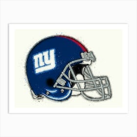 New York Giants Helmet Art Print