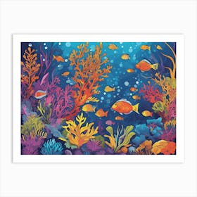 Under The Sea 13 Art Print