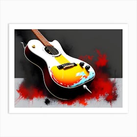 Guitar - Screenshot Thumbnail Art Print