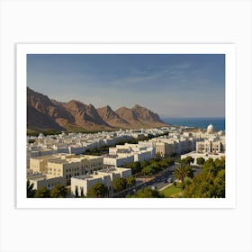 Muscat City  Art Print