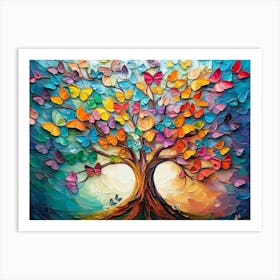 With Colorful Bright Art Print