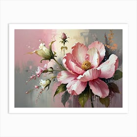 Peony Painting Art Print