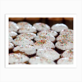 Cupcakes With Sprinkles Art Print