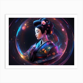 Geisha 53 Art Print