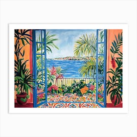 Open Window Matisse Beach Art Print