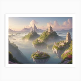 Fairytale Island Art Print