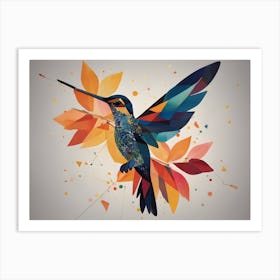 Humming bird Art Print