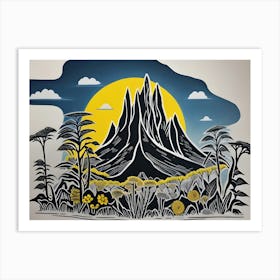 Mountains Art Print