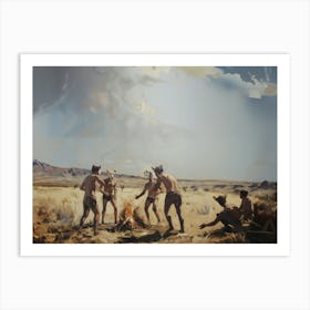 Boys Night Out 3 Fy H Art Print