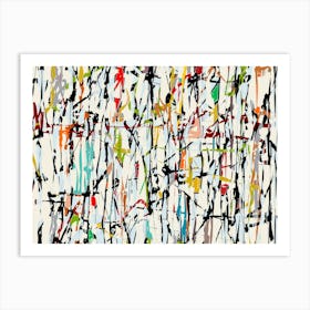 Pollock Wink 2 Art Print