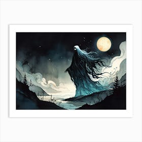 Phantom Of The Lake Art Print