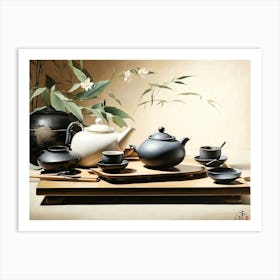 Teapots Art Print