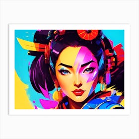 Asian Woman 8 Art Print