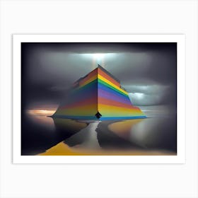 Rainbow Pyramid Art Print