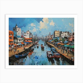 City On A River Art Print