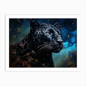 Black Jaguar 3 Art Print