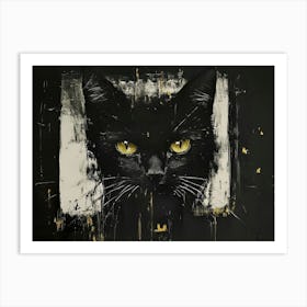 Black Cat 7 Art Print