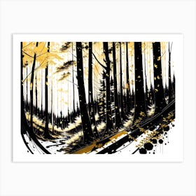 Forest Path 50 Art Print