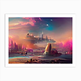 Futuristic City 8 Art Print