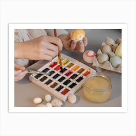 Easter Egg Painting 36 Art Print