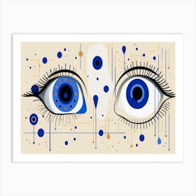 Eyes Of The Future Art Print