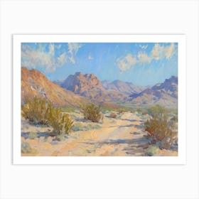 Western Landscapes Mojave Desert Nevada 3 Art Print