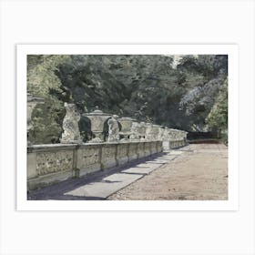 Garden In Florence Art Print