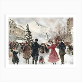 Christmas In Switzerland 1 Art Print