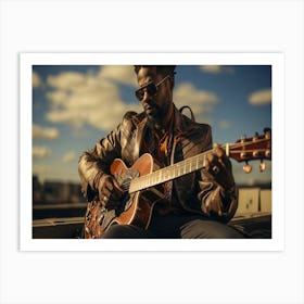 Acoustic Guitar 7 Art Print