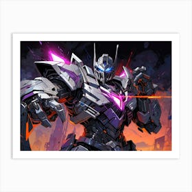 Transformers The Last Knight 14 Art Print