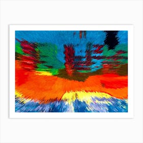 Acrylic Extruded Painting 122 Art Print