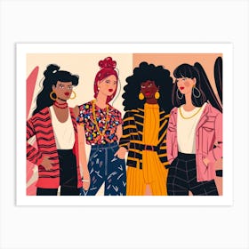 Group Of Women 21 Art Print